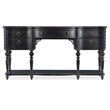 Hooker Furniture Charleston 5-Drawer Wood Server in Black Cherry