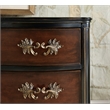 Hooker Furniture Charleston 3-Drawer Wood Accent Chest in Black Cherry