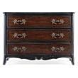 Hooker Furniture Charleston 3-Drawer Wood Accent Chest in Black Cherry