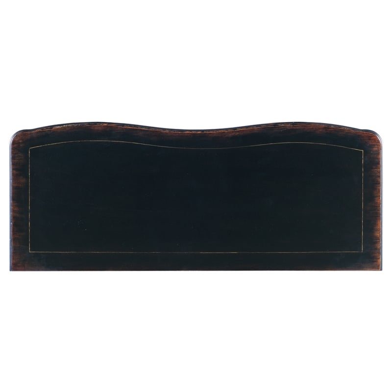 Hooker Furniture Charleston 3-Drawer Wood Accent Chest in Black Cherry