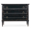 Hooker Furniture Charleston 3-Drawer Wood Chest in Black Cherry