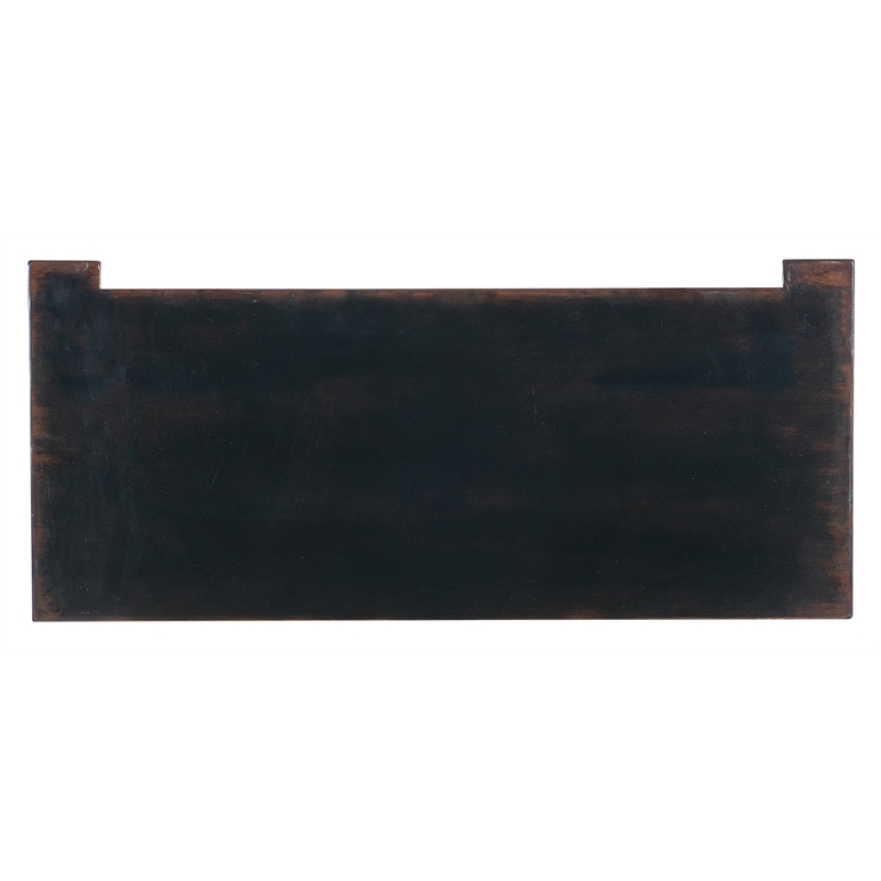 Hooker Furniture Charleston 3-Drawer Wood Chest in Black Cherry