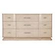 Hooker Furniture Nouveau Chic 9-Drawers Wood Bedroom Dresser in Sandstone