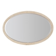 Nouveau Chic Wood-Framed Oval Mirror in Natural by Hooker Furniture