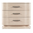 Nouveau Chic Wood Three Drawer Nightstand in Natural by Hooker Furniture