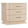 Nouveau Chic Wood Three Drawer Nightstand in Natural by Hooker Furniture