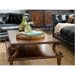 Charleston Wood Rectangle Cocktail Table in Cherry Brown by Hooker Furniture