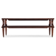 Charleston Wood Rectangle Cocktail Table in Cherry Brown by Hooker Furniture