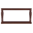 Hooker Furniture Charleston Rectangle Wood Console Table in Cherry Brown