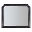 Hooker Furniture Charleston Traditional Wood Mirror in Black Cherry