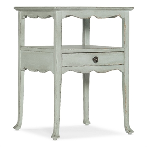 Charleston One-Drawer Wood Accent Table in Haint Blue by Hooker Furniture