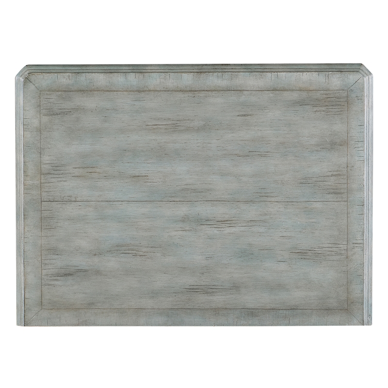 Charleston Two-Drawer Wood Accent Table in Waterscape Blue by Hooker Furniture