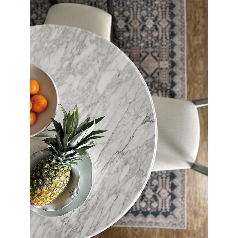 Charleston Stone-Top Bistro Table in Garden Black Finish by Hooker Furniture