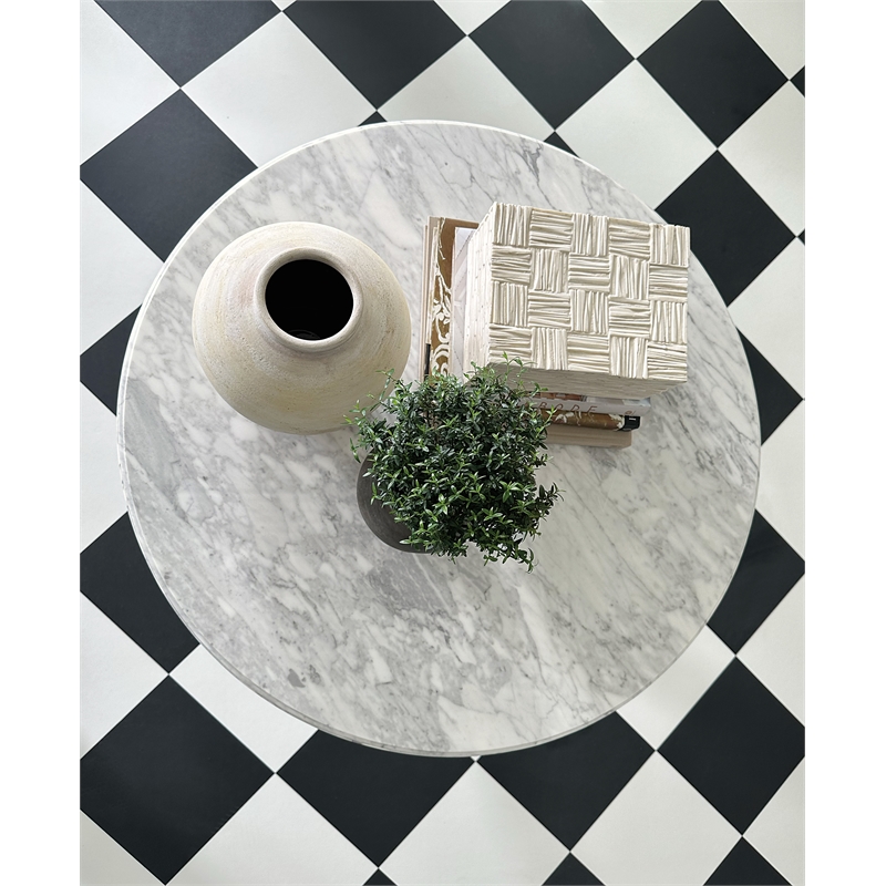 Charleston Stone-Top Bistro Table in Garden Black Finish by Hooker Furniture