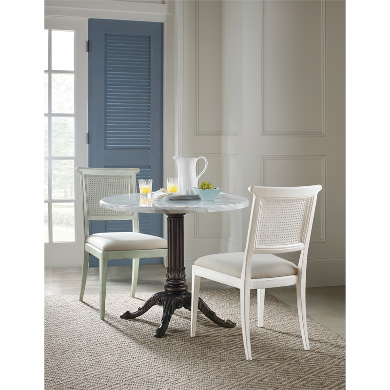 Charleston Stone-Top Bistro Table in Garden Black Finish by Hooker Furniture