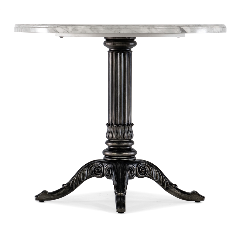 Charleston Stone-Top Bistro Table in Garden Black Finish by Hooker Furniture