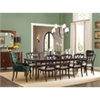 Hooker Furniture Charleston Fabric Upholstered Side Chair in Black Cherry