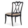 Hooker Furniture Charleston Fabric Upholstered Side Chair in Black Cherry
