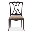 Hooker Furniture Charleston Fabric Upholstered Side Chair in Black Cherry