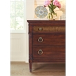 Charleston Three-Drawer Wood Nightstand in Cherry Brown by Hooker Furniture
