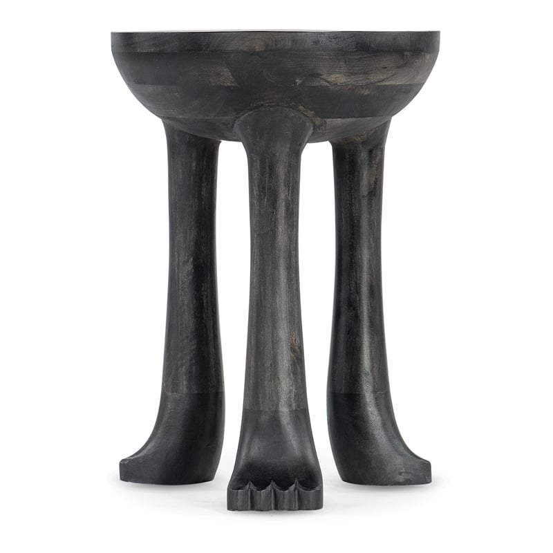 Hooker Furniture Commerce & Market Wood Spot Table in Black Natural