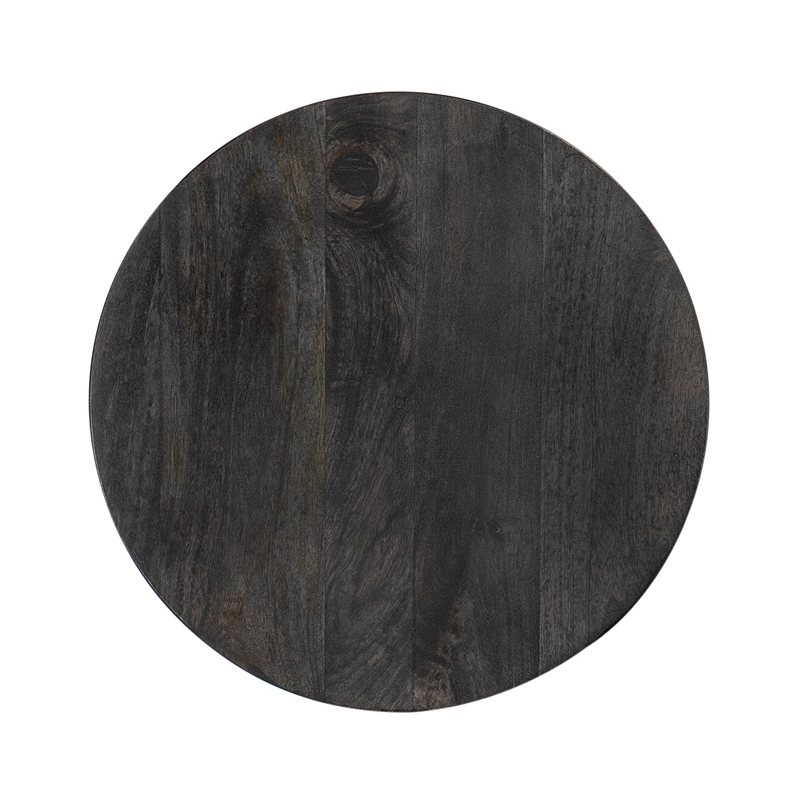 Hooker Furniture Commerce & Market Wood Spot Table in Black Natural