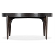 Hooker Furniture Commerce & Market Round Wood Cocktail Table in Dark Brown
