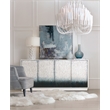 Melange Mediterranean Entertainment Credenza in White Wood by Hooker Furniture