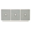 Melange Atlantis Entertainment Credenza in White Wood by Hooker Furniture