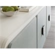 Melange Atlantis Entertainment Credenza in White Wood by Hooker Furniture