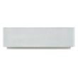 Melange Atlantis Glass Top Cocktail Table in White by Hooker Furniture