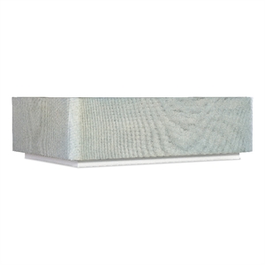 Melange Atlantis Glass Top Cocktail Table in White by Hooker Furniture