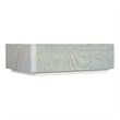 Melange Atlantis Glass Top Cocktail Table in White by Hooker Furniture