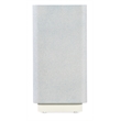 Melange Atlantis Glass Top Accent Table in White by Hooker Furniture