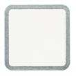 Melange Atlantis Glass Top Accent Table in White by Hooker Furniture