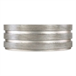 Melange Metal Banded Cocktail Table in Silver by Hooker Furniture