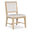 Retreat Cane Back Fabric Upholstered Side Chair in Beige by Hooker Furniture