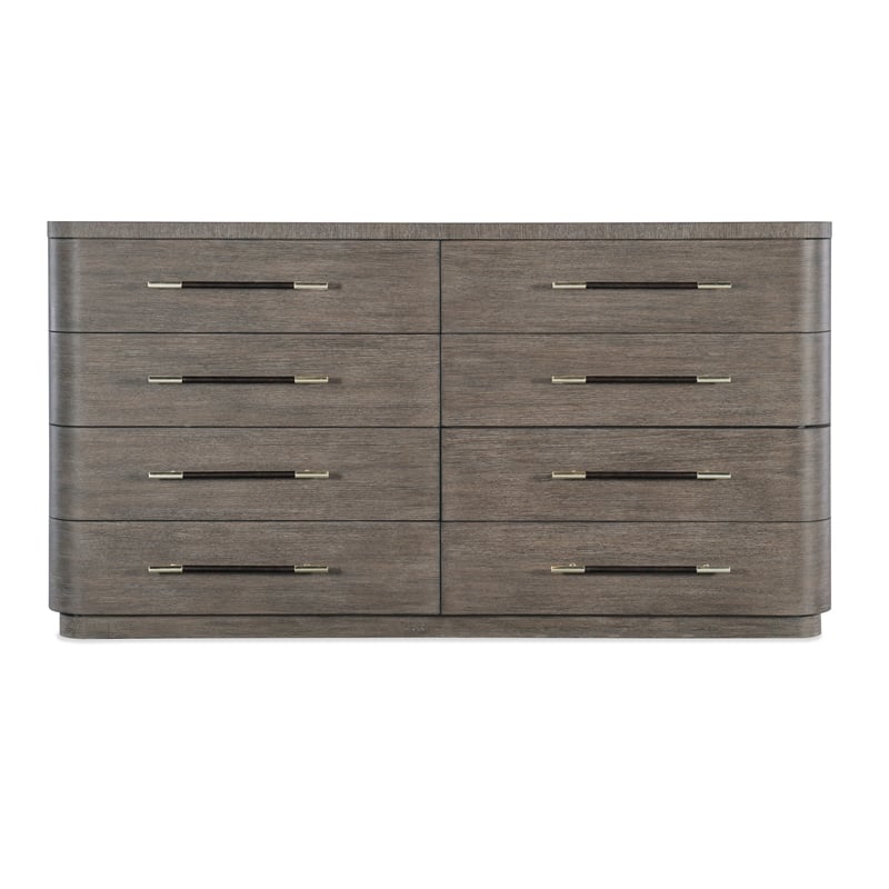 Modern Mood Wood Dresser in Brown by Hooker Furniture