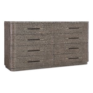 modern mood wood dresser in brown by hooker furniture