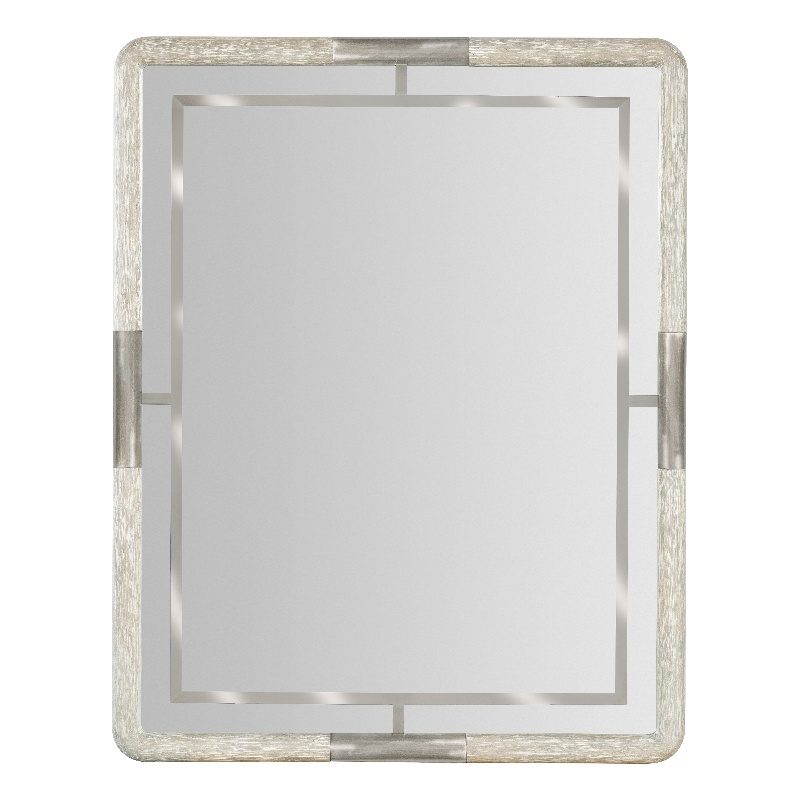 Modern Mood Wood Framed Landscape Mirror in Natural by Hooker Furniture