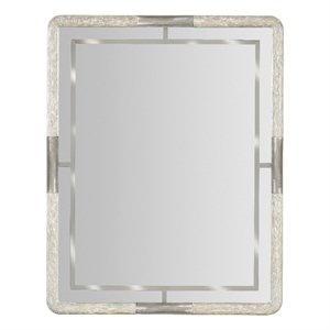 Modern Mood Wood Framed Landscape Mirror in Natural by Hooker Furniture