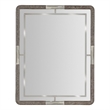 Modern Mood Wood Framed Landscape Mirror in Brown by Hooker Furniture