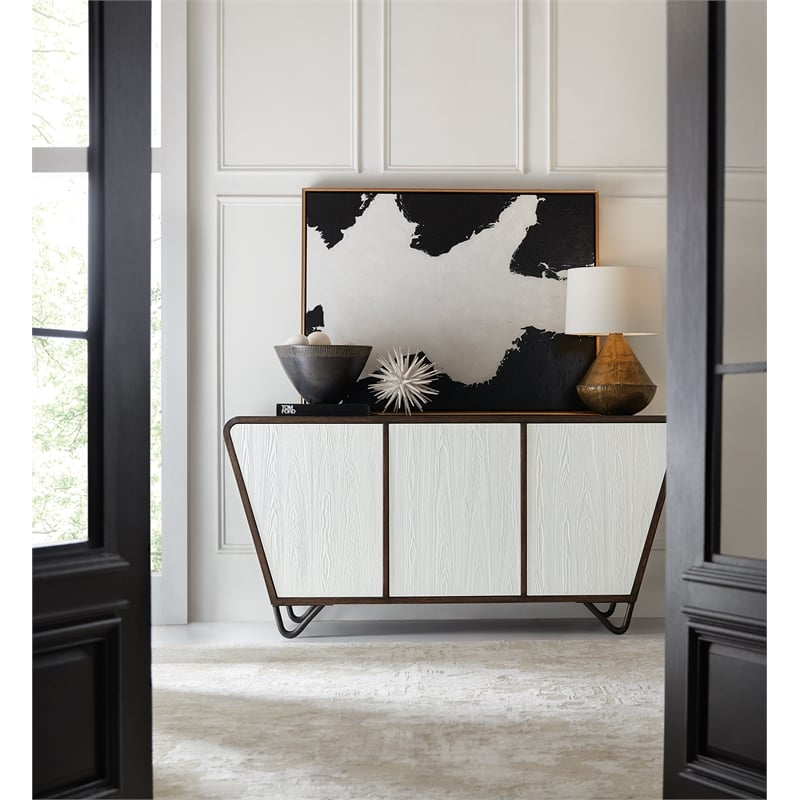 Melange Terra Wood Credenza in Brown by Hooker Furniture