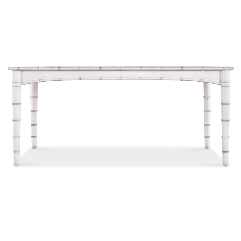 Charleston White Wood Rectanglular Dining Table w/ 20
