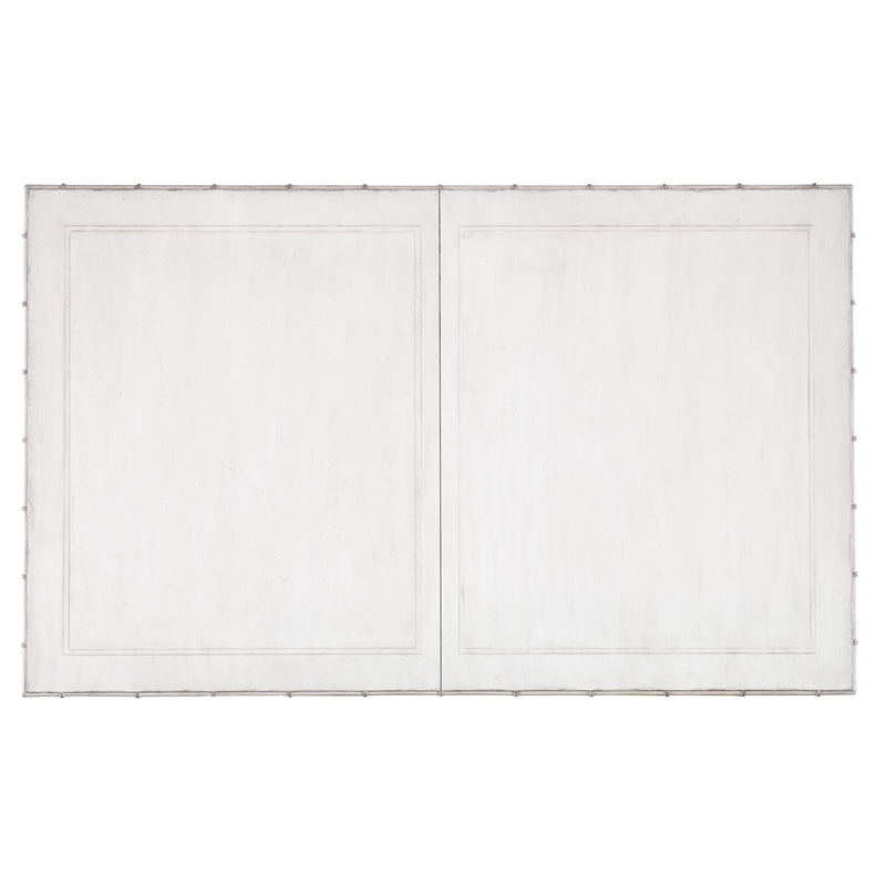 Charleston White Wood Rectanglular Dining Table w/ 20