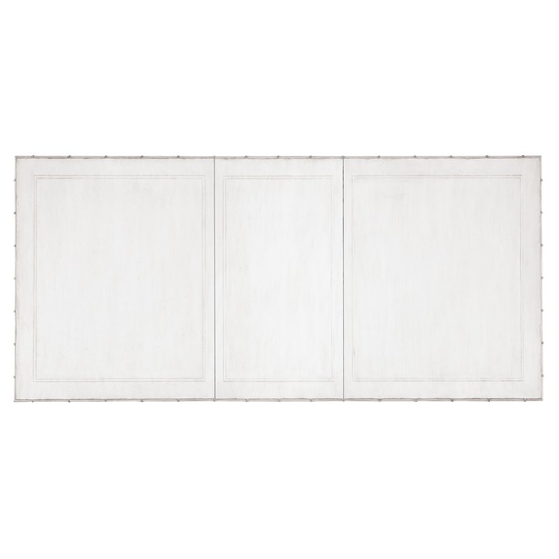 Charleston White Wood Rectanglular Dining Table w/ 20