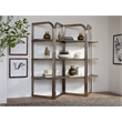 Modern Mood Metal Framed Etagere w/ Brown Finished Shelves by Hooker Furniture
