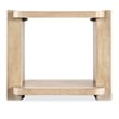 Retreat Wood Open Shelf End Table in Dune Beige by Hooker Furniture