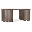 Modern Mood Executive Wood Desk in Brown by Hooker Furniture