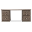 Modern Mood Executive Wood Desk in Brown by Hooker Furniture